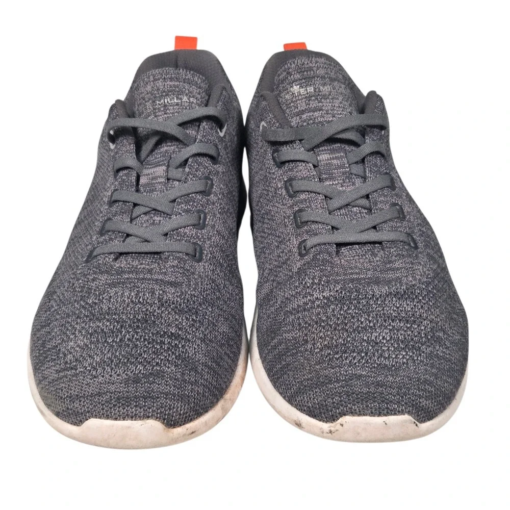 Peter Millar Apollo Knit Sneaker Mens 12 Gray Lace Up Low Top Walking Shoes‎